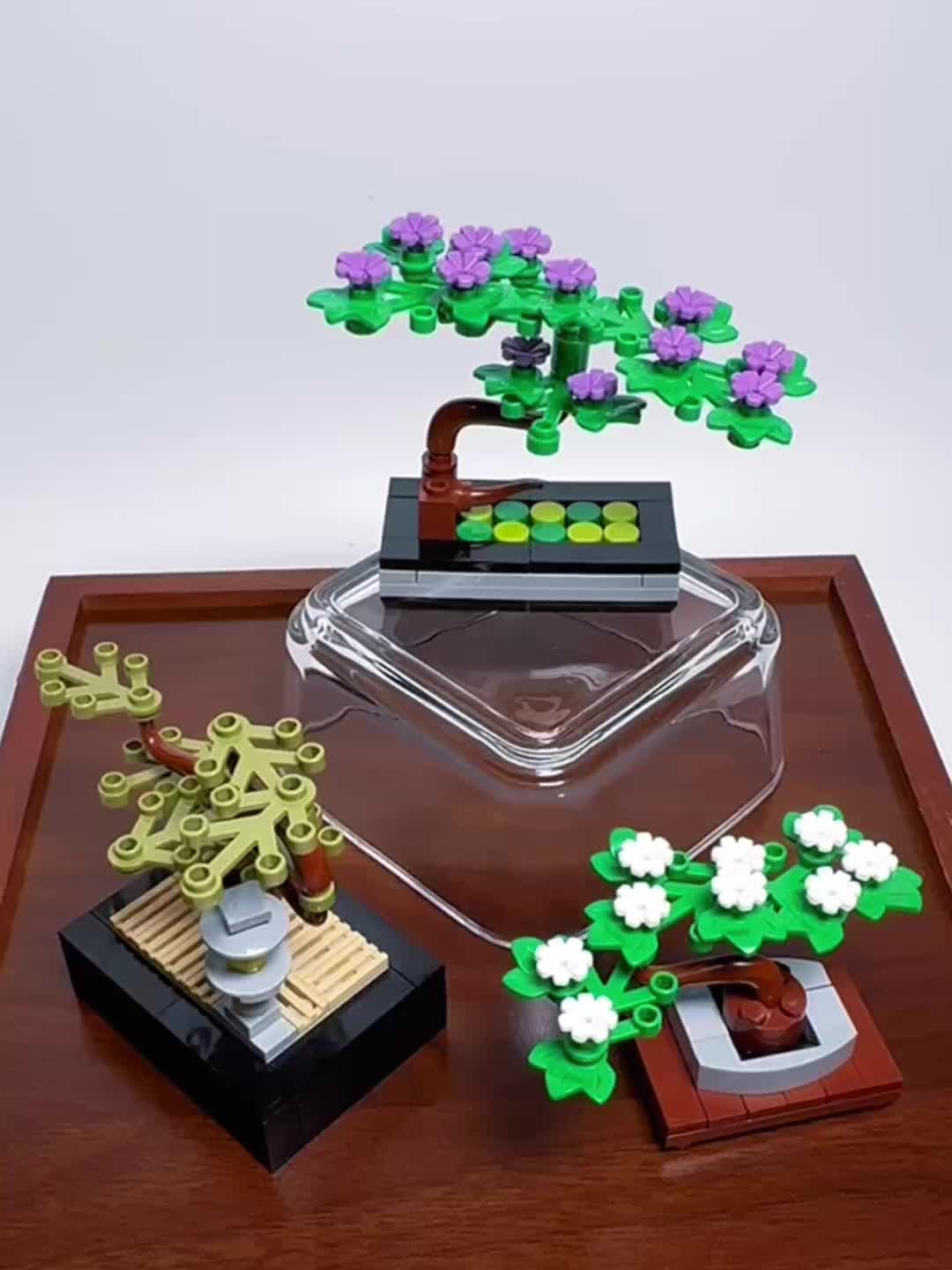 Small Potted Plants Building Blocks Toys, Gardening Decor